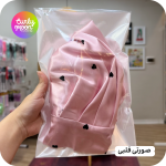 کلاه خواب ساتن بنددار